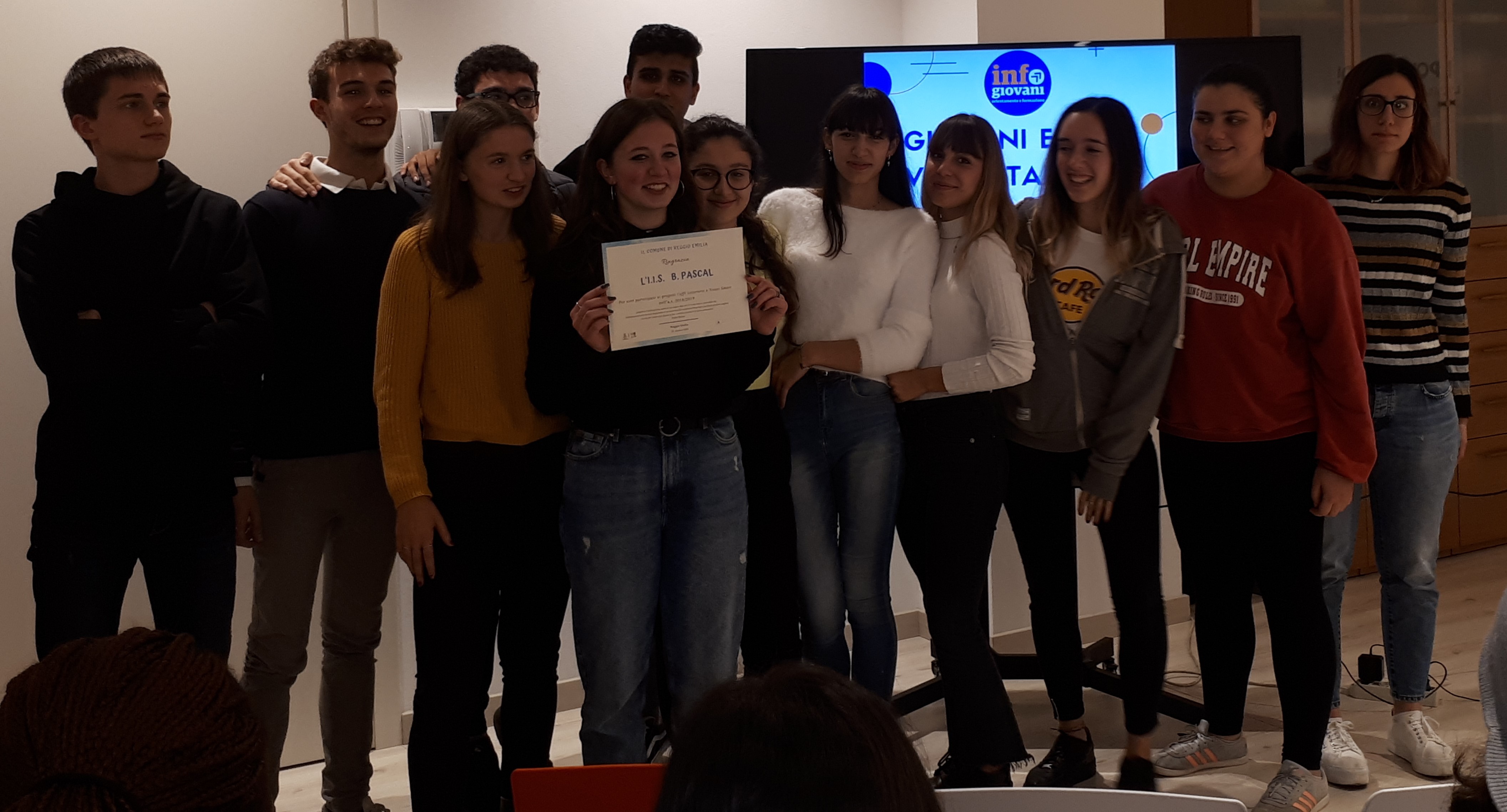 Studenti premiati dal comune di Reggio Emilia